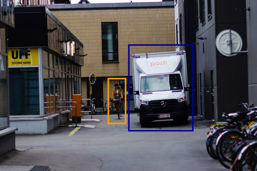 Motion, person, and vehicle detection provide intelligence and an added layer of security.