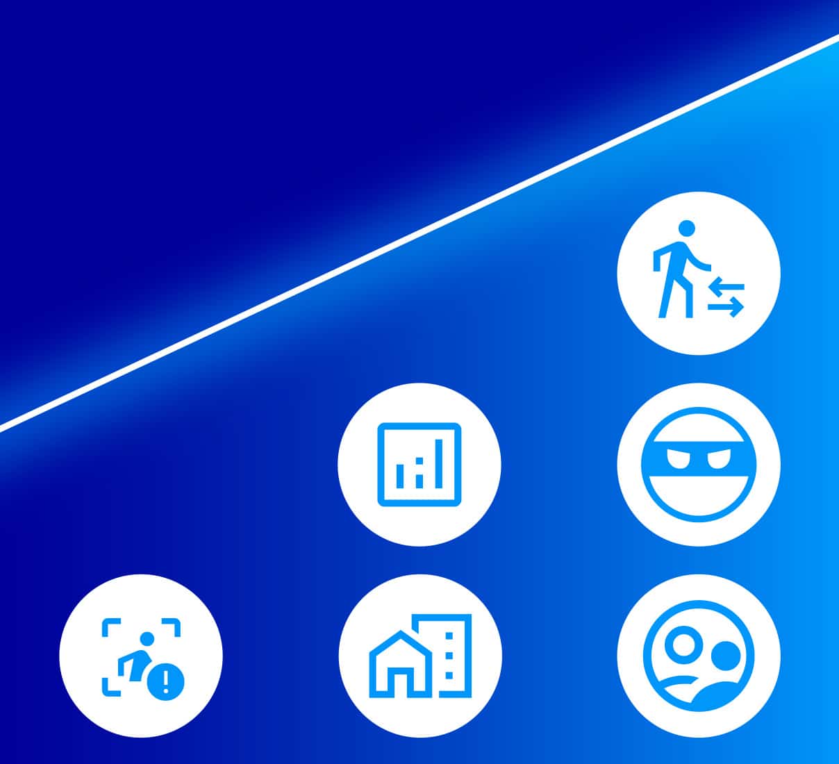 An illustration showing the analytics capabilities of OpenEye Web Services.