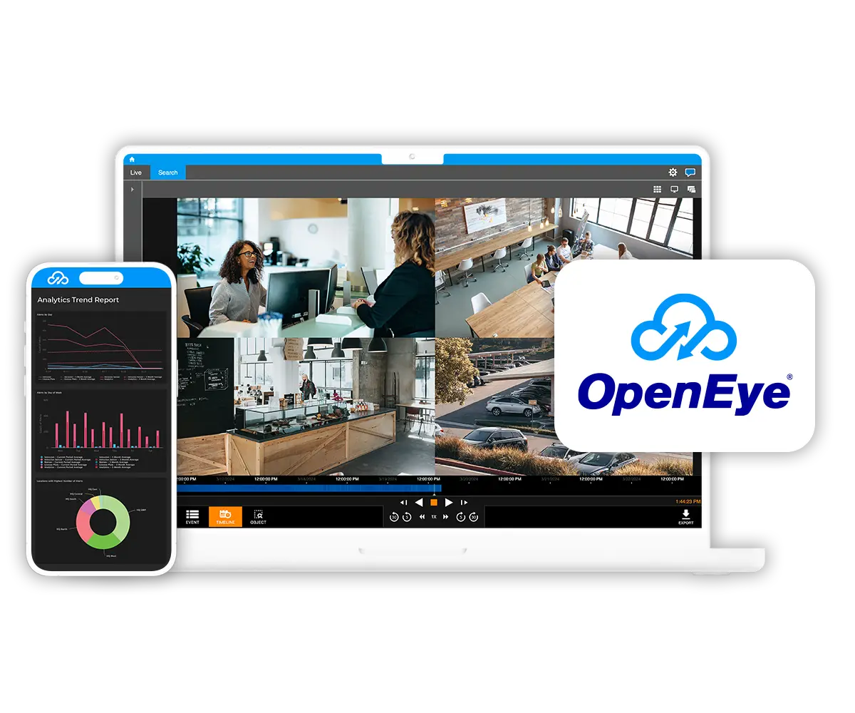 Integrated Commercial Video Surveillance System Security OpenEye Integrated Commercial Video Surveillance System Security OpenEye