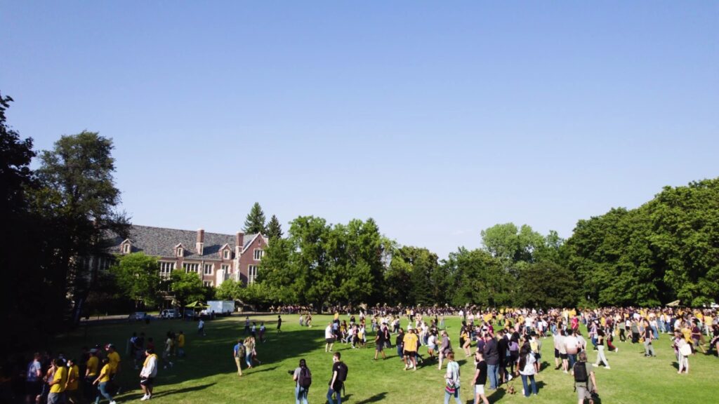 View of the University of Idaho campus.